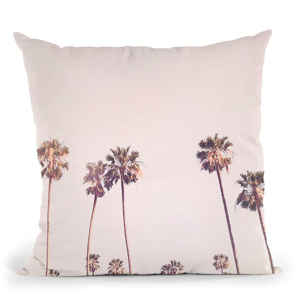 Sunny Cali Palm Trees Throw Pillow By Sisi And Seb