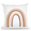 Terracotta Rainbow Throw Pillow By Sisi And Seb