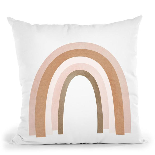 Terracotta Rainbow Throw Pillow By Sisi And Seb