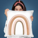 Terracotta Rainbow Throw Pillow By Sisi And Seb