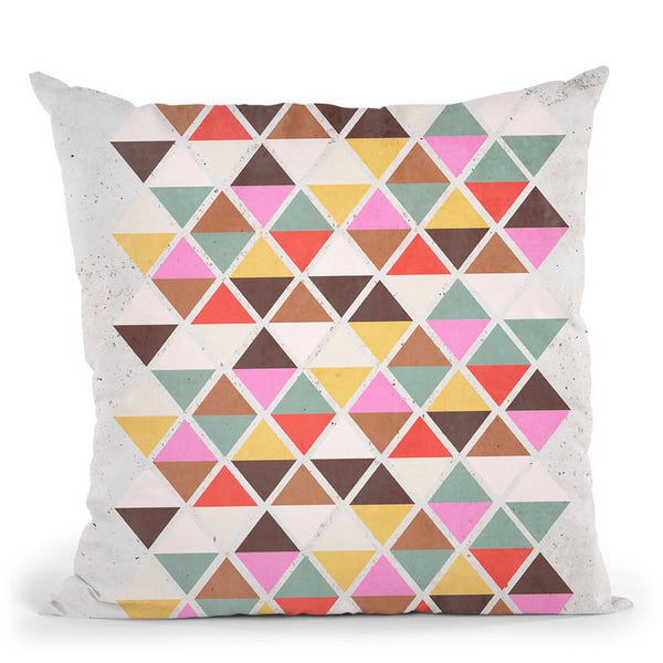 Traingles Throw Pillow By Sisi And Seb