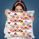 Traingles Throw Pillow By Sisi And Seb