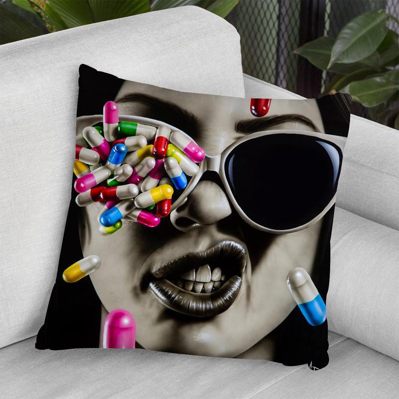 Love Is A Harddrug To Quit Throw Pillow By Scott Rohlfs