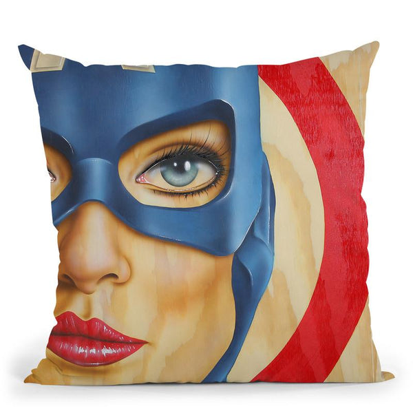 Miss America Throw Pillow By Scott Rohlfs