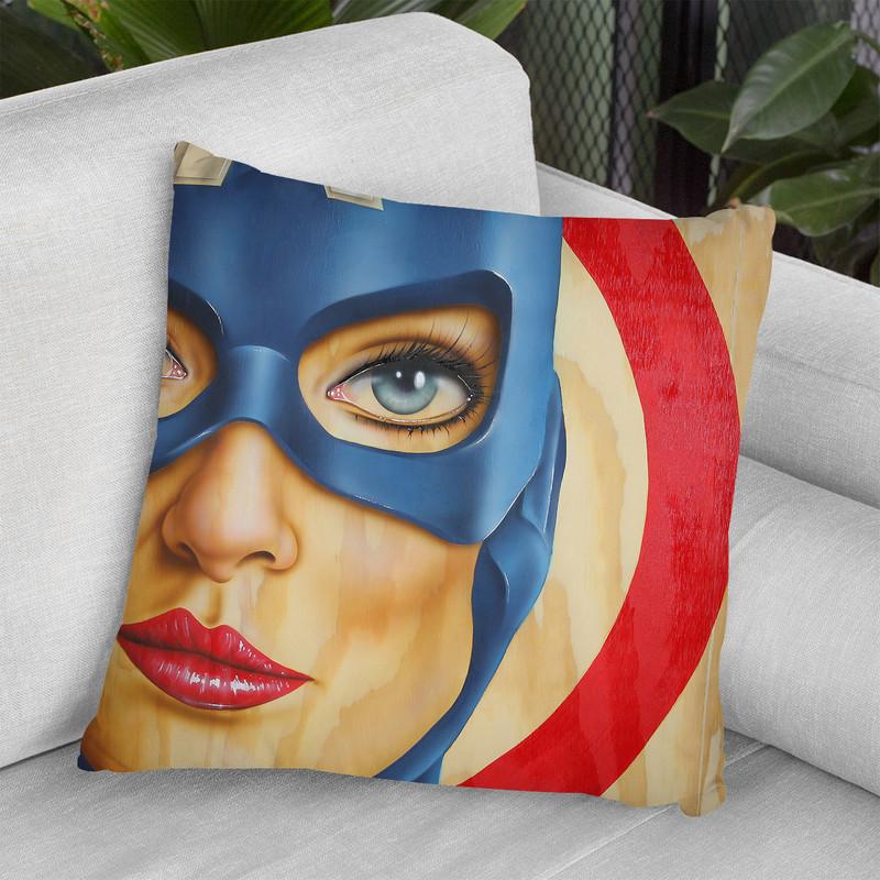 Miss America Throw Pillow By Scott Rohlfs