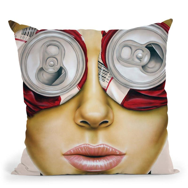 Beer Goggles Throw Pillow By Scott Rohlfs