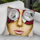 Beer Goggles Throw Pillow By Scott Rohlfs