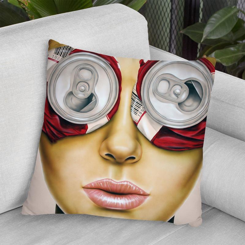 Beer Goggles Throw Pillow By Scott Rohlfs