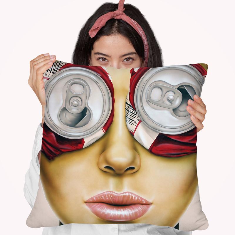 Beer Goggles Throw Pillow By Scott Rohlfs