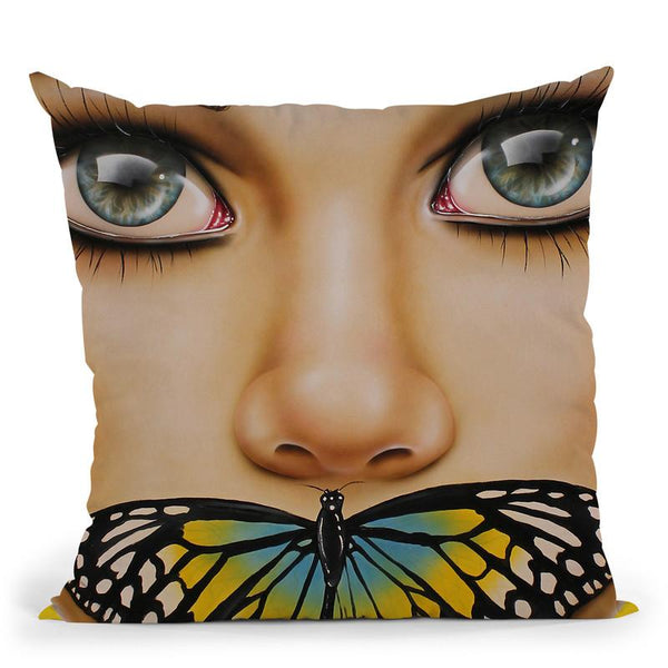 Butterfly Thoughts Throw Pillow By Scott Rohlfs