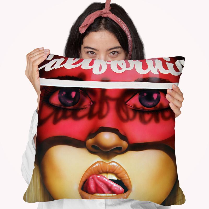 California Girl Throw Pillow By Scott Rohlfs