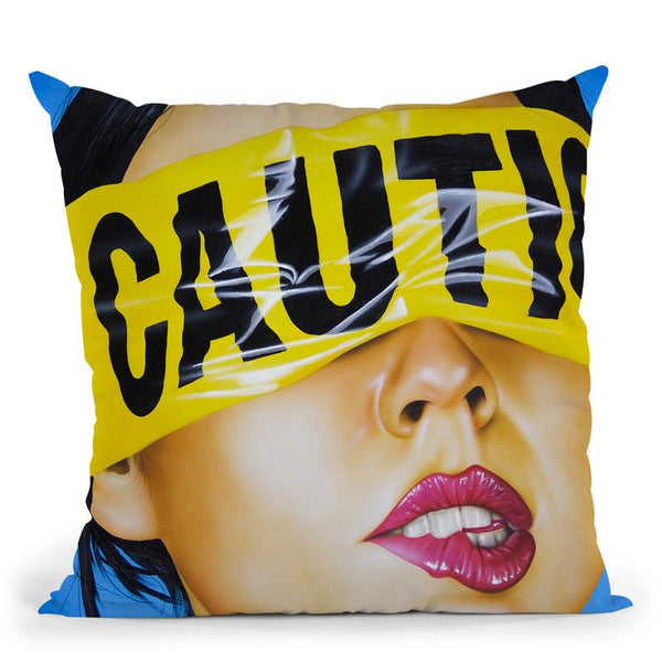 Cautionary Tale Throw Pillow By Scott Rohlfs