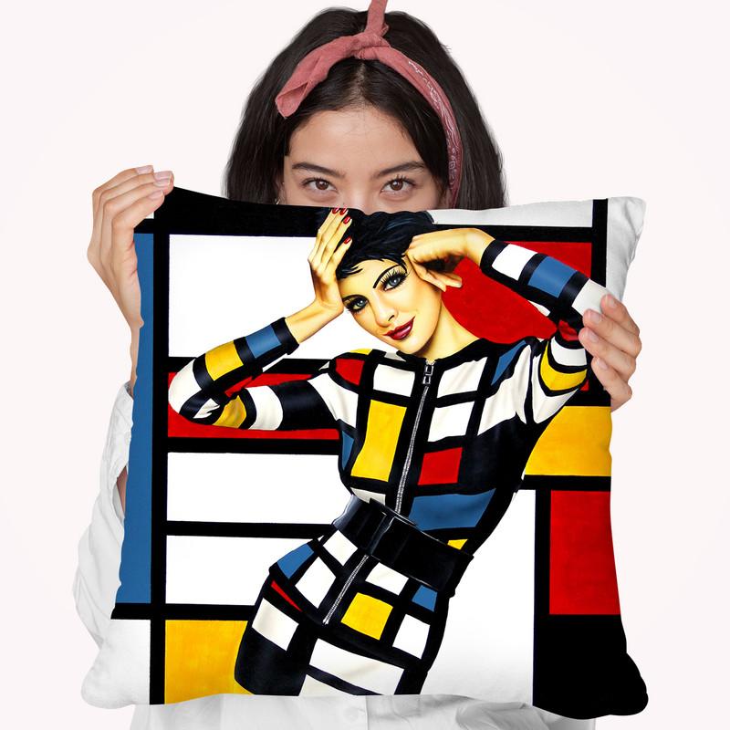 Delirium Throw Pillow By Scott Rohlfs