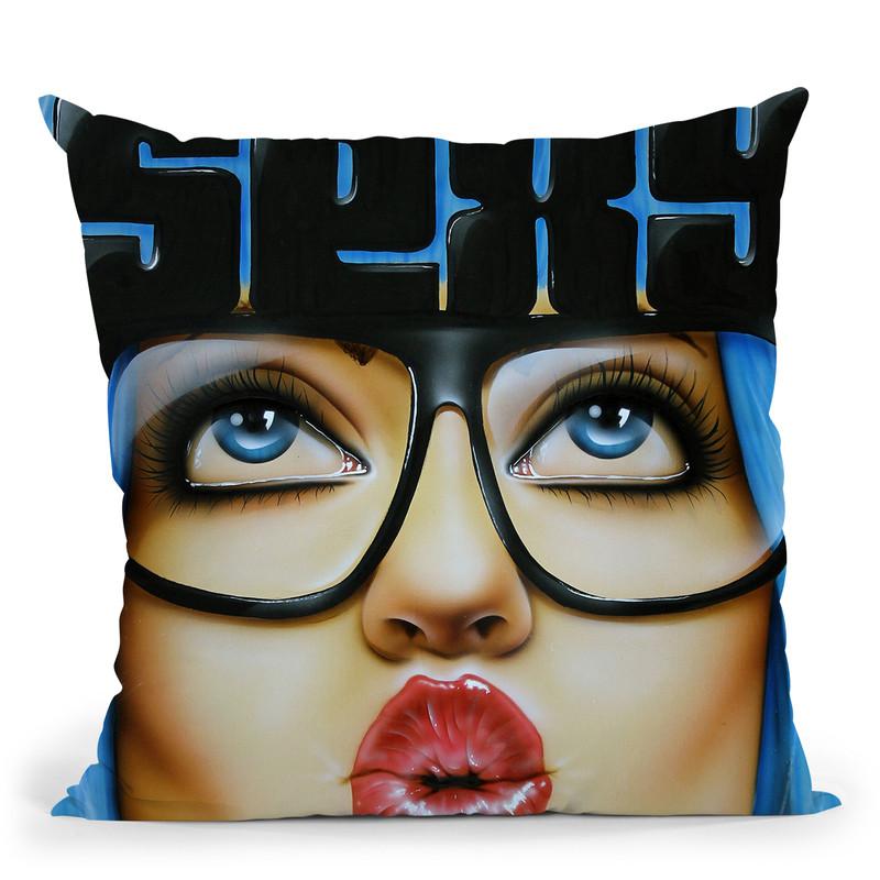 Duck Face Throw Pillow By Scott Rohlfs