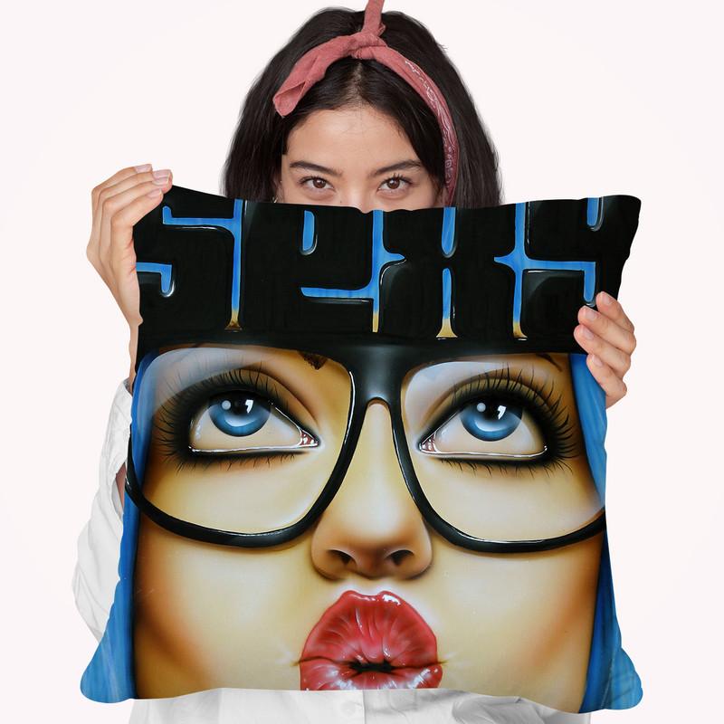 Duck Face Throw Pillow By Scott Rohlfs