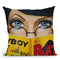 Easy Reading Throw Pillow By Scott Rohlfs