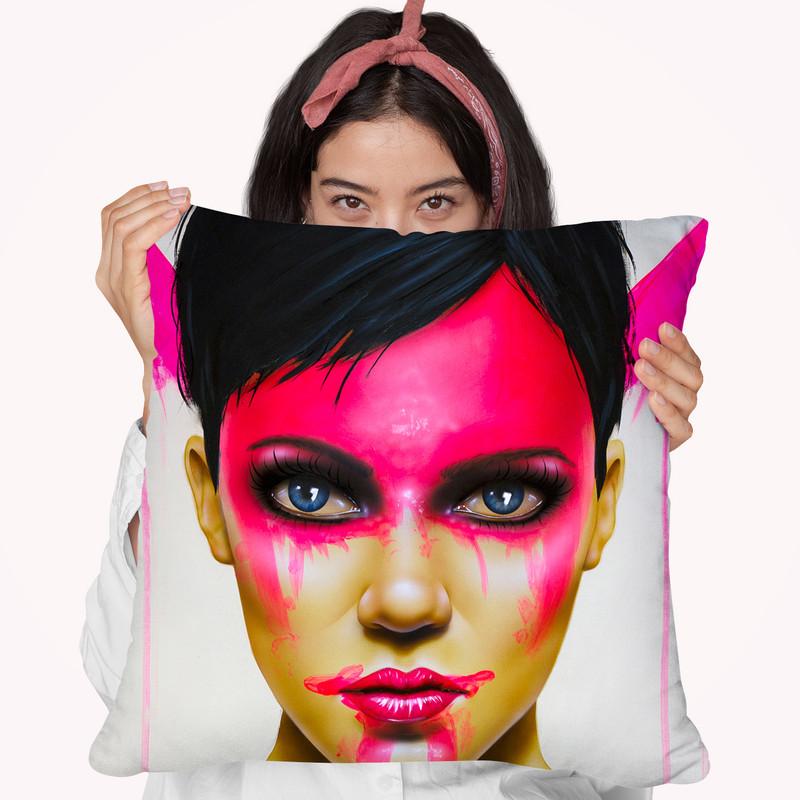 Face The Day Throw Pillow By Scott Rohlfs