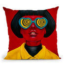 Future Funk Throw Pillow By Scott Rohlfs