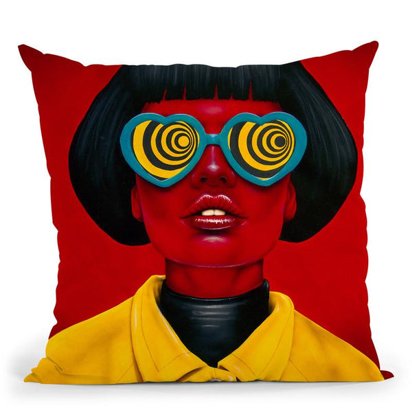 Future Funk Throw Pillow By Scott Rohlfs