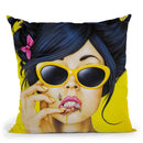 Honey Lips Throw Pillow By Scott Rohlfs