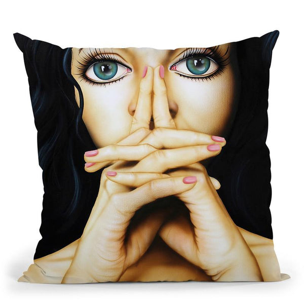 Love Hate Throw Pillow By Scott Rohlfs
