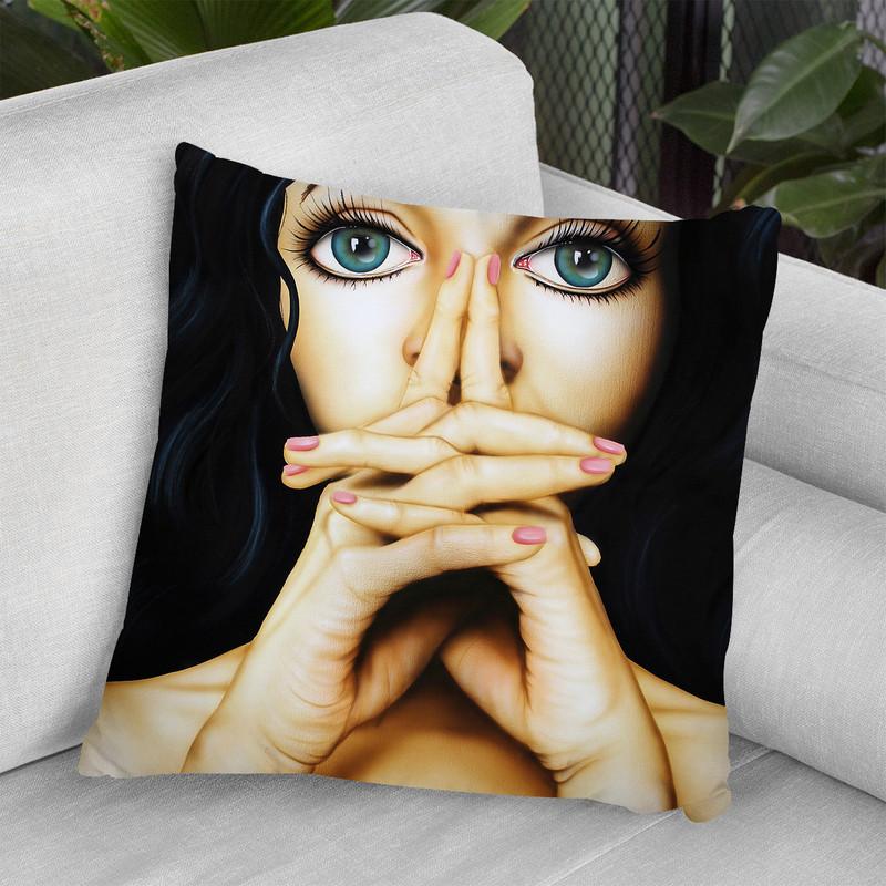 Love Hate Throw Pillow By Scott Rohlfs