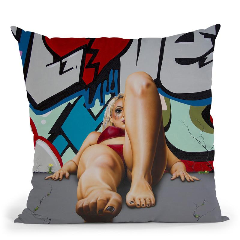 Love Hurts Throw Pillow By Scott Rohlfs