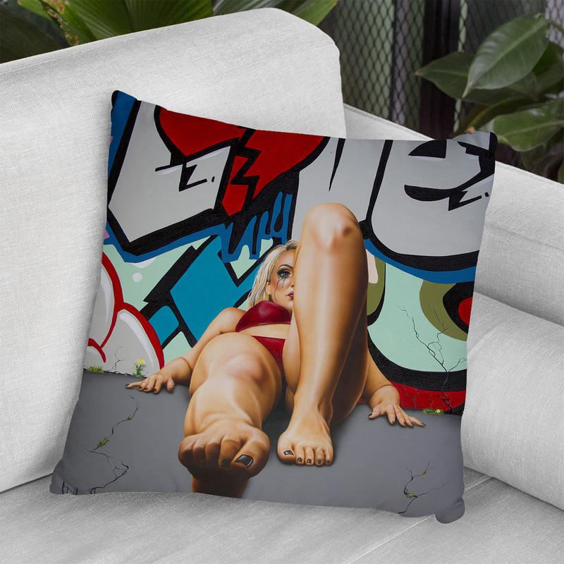 Love Hurts Throw Pillow By Scott Rohlfs