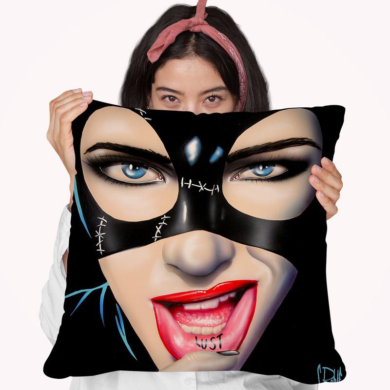 Lust Throw Pillow By Scott Rohlfs