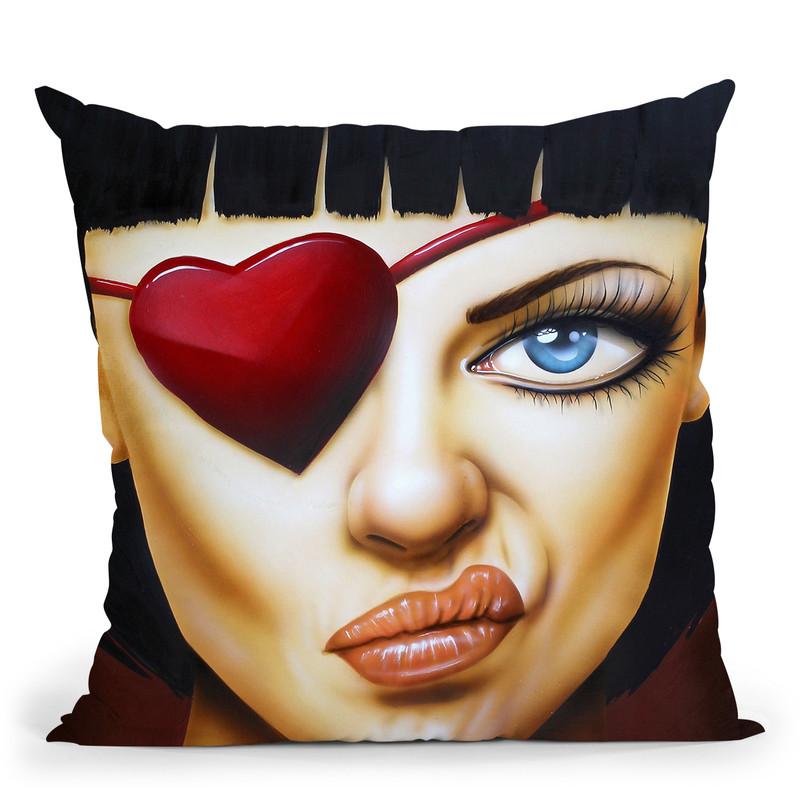 Memories Of A Broken Heart Throw Pillow By Scott Rohlfs
