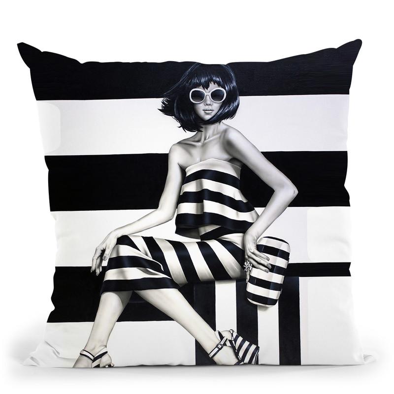 Parallel Lines Throw Pillow By Scott Rohlfs