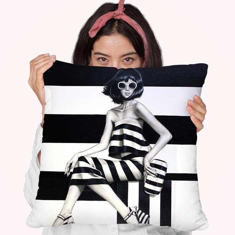 Parallel Lines Throw Pillow By Scott Rohlfs