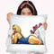 Roller Girl Throw Pillow By Scott Rohlfs
