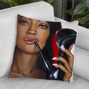 Shoe Problem Throw Pillow By Scott Rohlfs