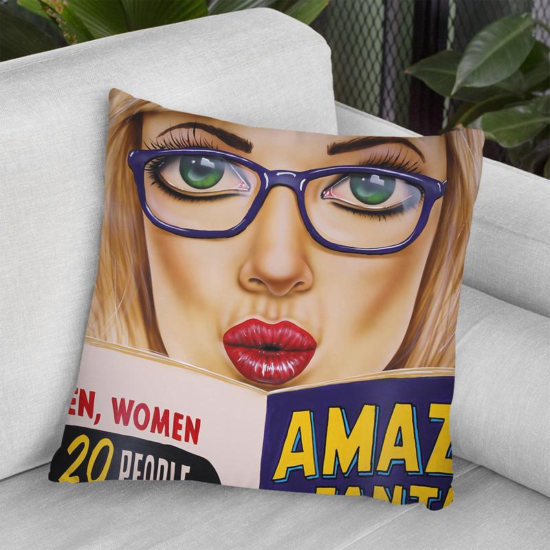 Amazing Read Throw Pillow By Scott Rohlfs