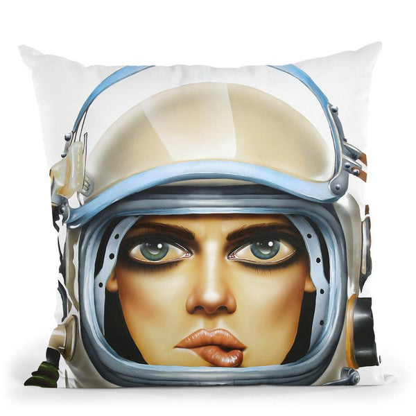 Spaced Throw Pillow By Scott Rohlfs
