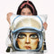 Spaced Throw Pillow By Scott Rohlfs
