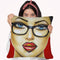 Super Lips Throw Pillow By Scott Rohlfs