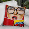 Super Reading Throw Pillow By Scott Rohlfs
