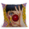 Tears Of A Clown Throw Pillow By Scott Rohlfs