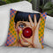 Tears Of A Clown Throw Pillow By Scott Rohlfs