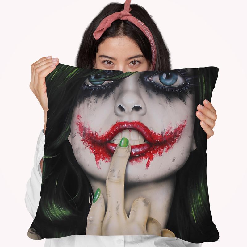 Why So Serious Throw Pillow By Scott Rohlfs
