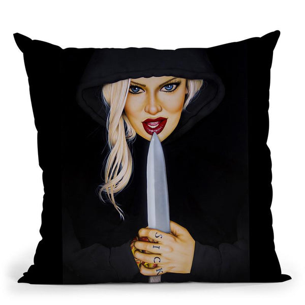 Doing It To Death Throw Pillow By Scott Rohlfs