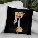 Doing It To Death Throw Pillow By Scott Rohlfs