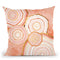 Coral Agate Abstract Throw Pillow By Spacefrog Designs