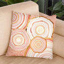 Coral Agate Abstract Throw Pillow By Spacefrog Designs