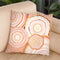 Coral Agate Abstract Throw Pillow By Spacefrog Designs