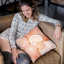 Coral Agate Abstract Throw Pillow By Spacefrog Designs