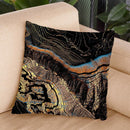 Golden Canyons Throw Pillow By Spacefrog Designs