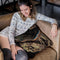 Golden Canyons Throw Pillow By Spacefrog Designs